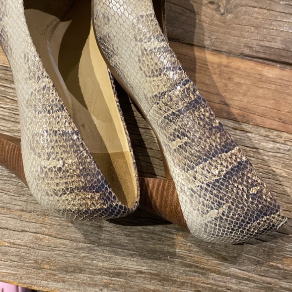 Geox snakeskin almond toe pumps - excellent condition! - Picture 6 of 8